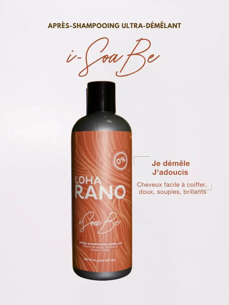 [LHR009] Loharano iSoaBe Après-shampooing ultra-démêlant